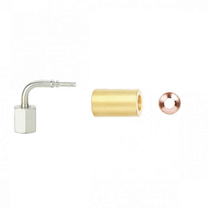 Фитинг угловой 90° с гайкой 3/8 SAE, 5/8"-18UNF (на трубку 4мм)